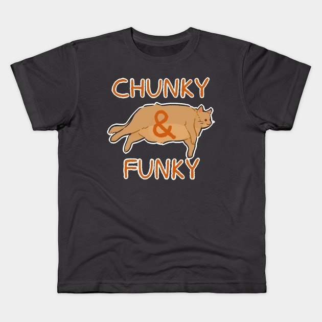 chunky & funky Kids T-Shirt by nekomachines